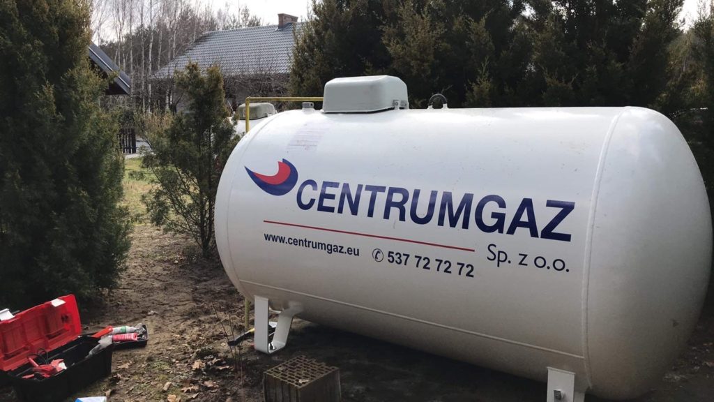 zbiornik gazu CentrumGaz